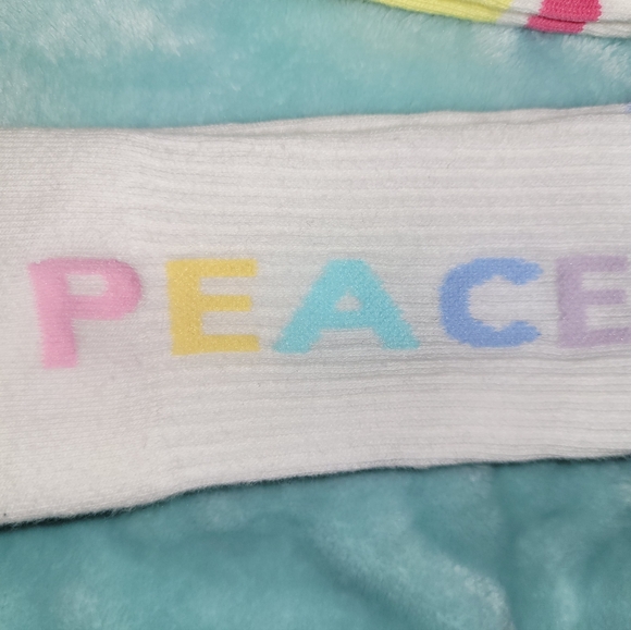 🆕️ Janie And Jack Ladies Crew Sock Bundle White Pastel Double Stripe Retro Look - Picture 5 of 9